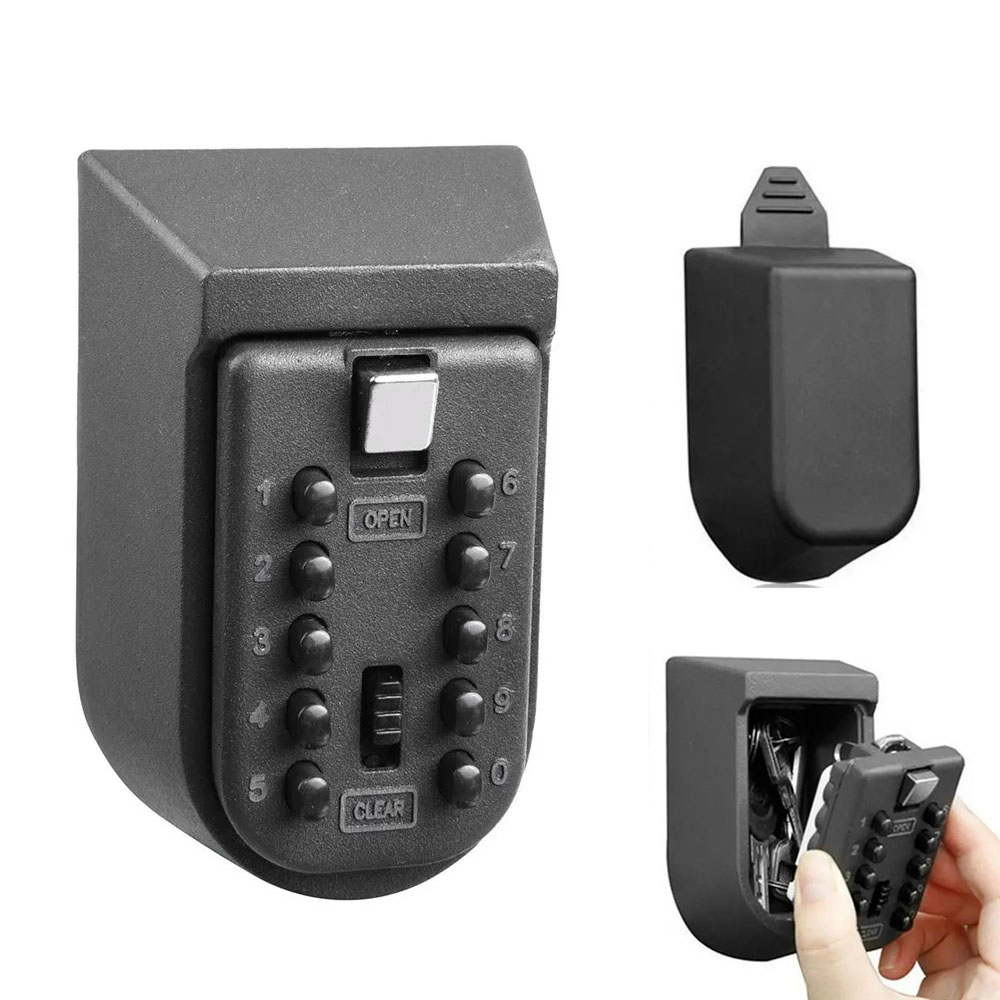 Key Lock Box Wall Mounted Push - Lockbox Key Secure recension och pris