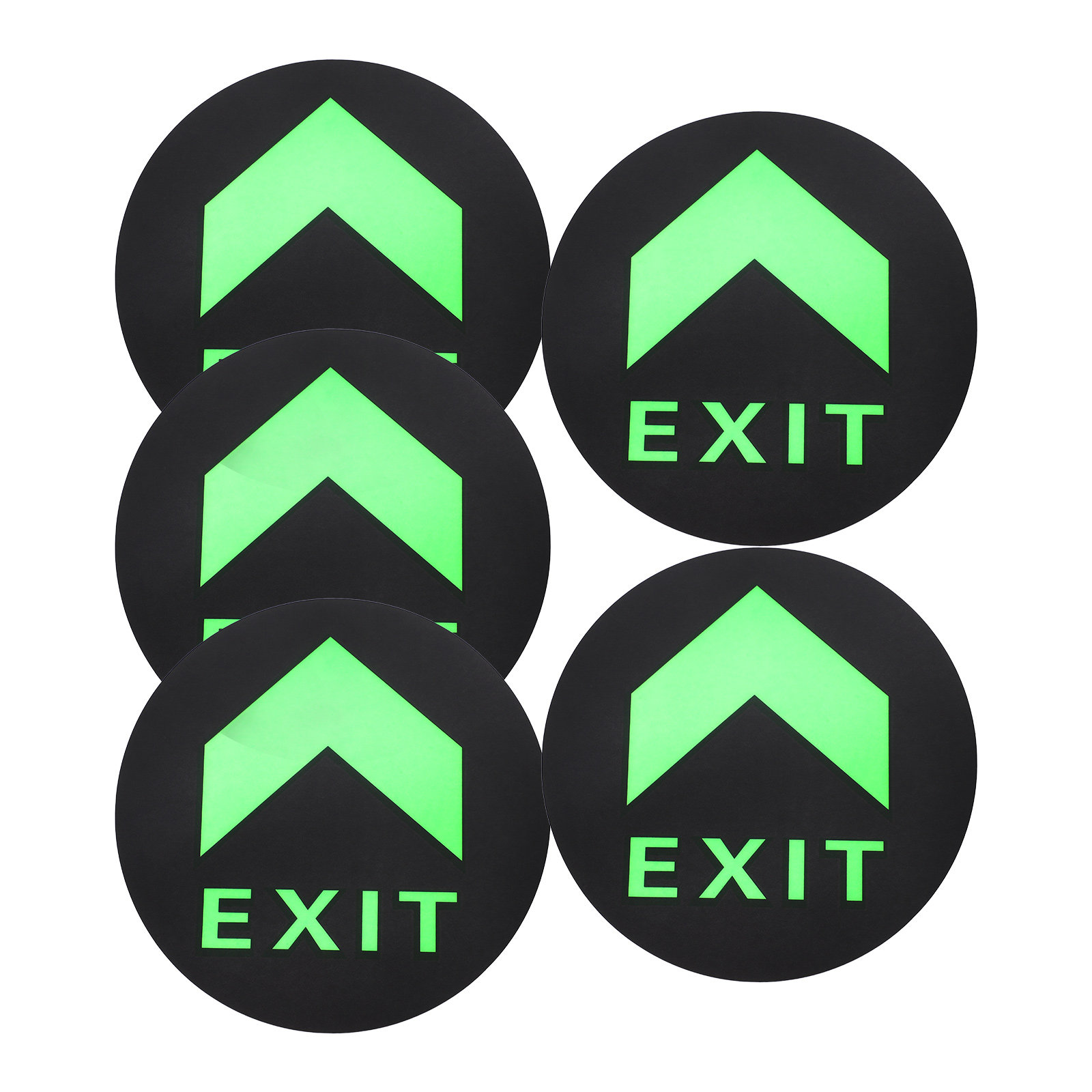 5Pcs Night Luminous Exit Sign  - Emergency Exit Sign recension och pris