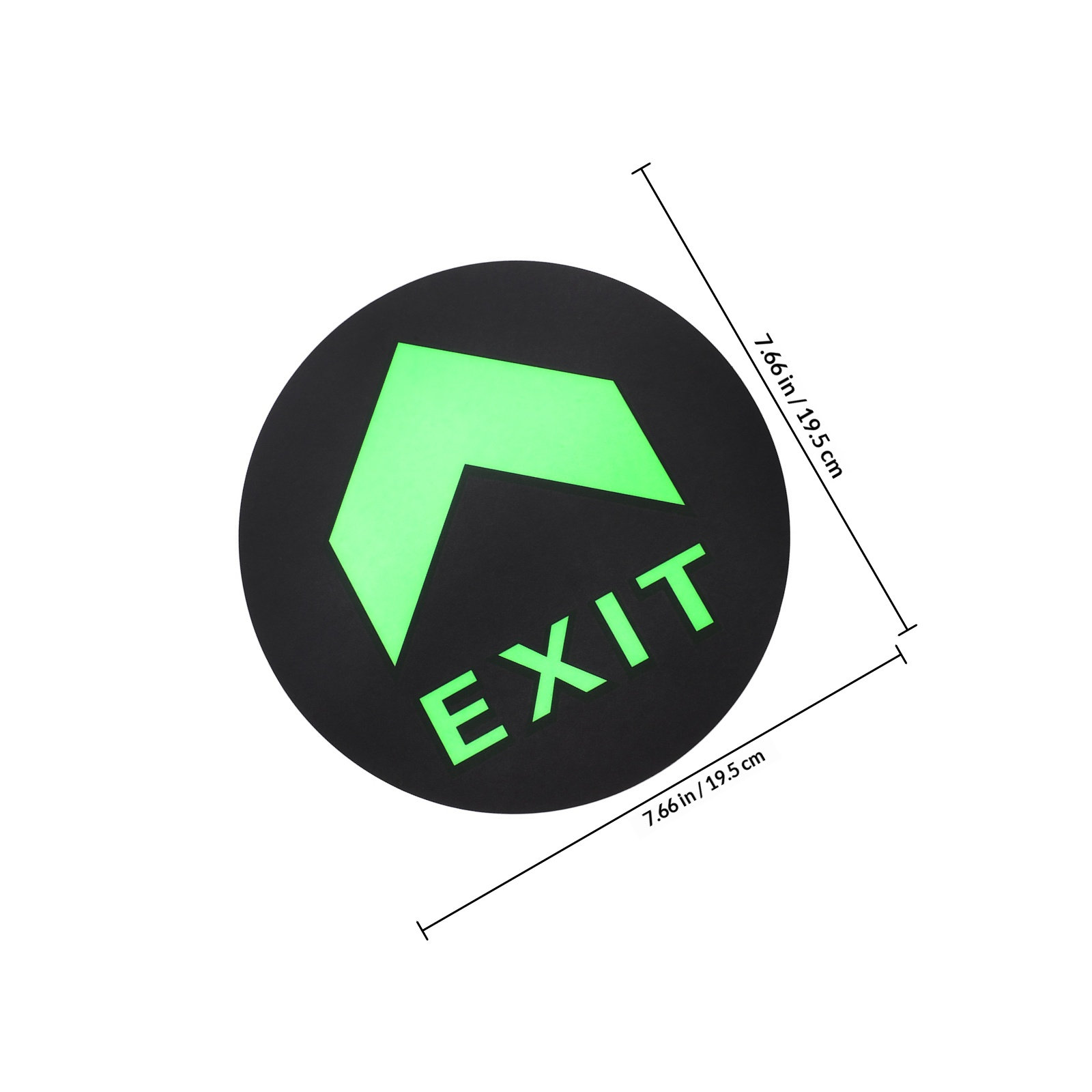 5Pcs Night Luminous Exit Sign  - Emergency Exit Sign recension och pris