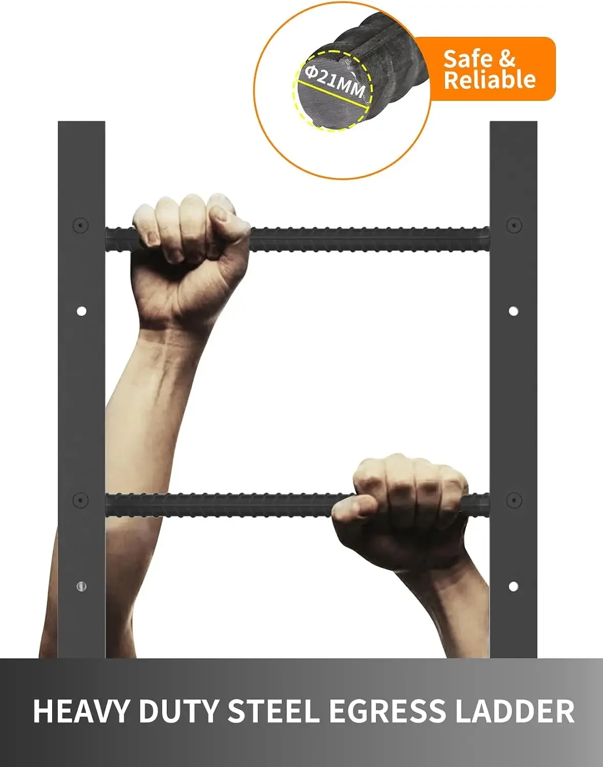 5-Rung Window Well Ladder, Hea - Fire Escape Ladder recension och pris