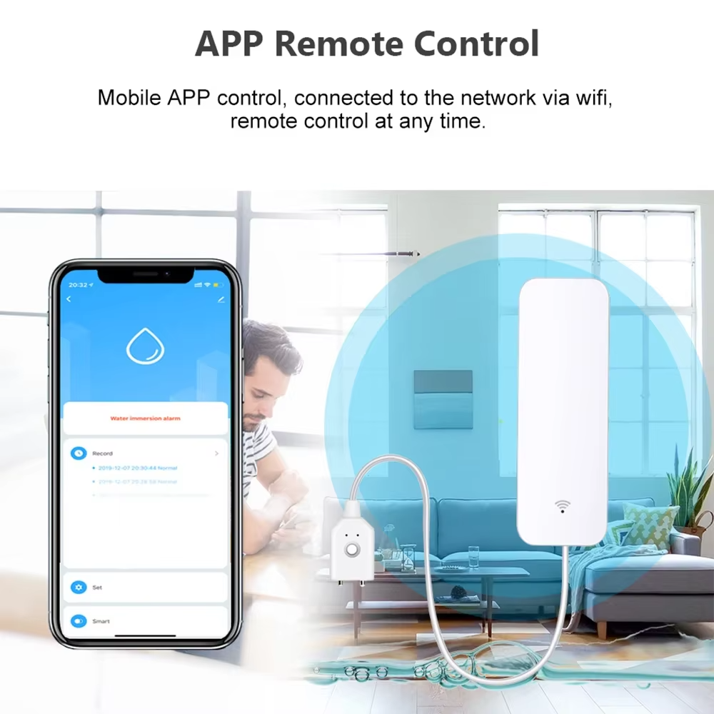 ZigBee WiFi Water Leak Sensor  - Water Alarm Sensor recension och pris