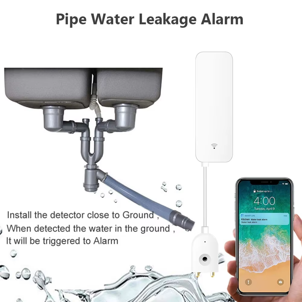 ZigBee WiFi Water Leak Sensor  - Water Alarm Sensor recension och pris