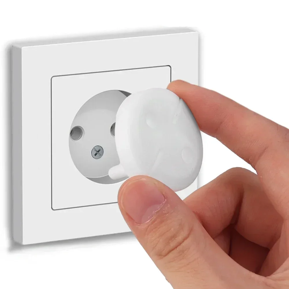 White Electrical Safety Socket - Outlet Cover Baby recension och pris