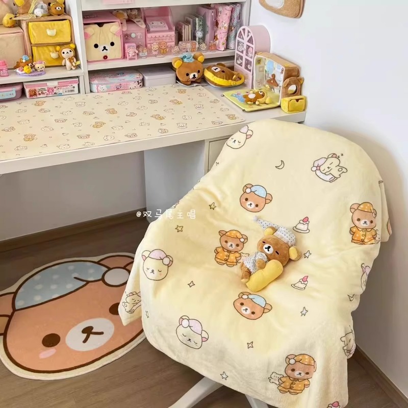 Cartoon Rilakkuma Flannel Thro - Fire Blanket Kitchen recension och pris