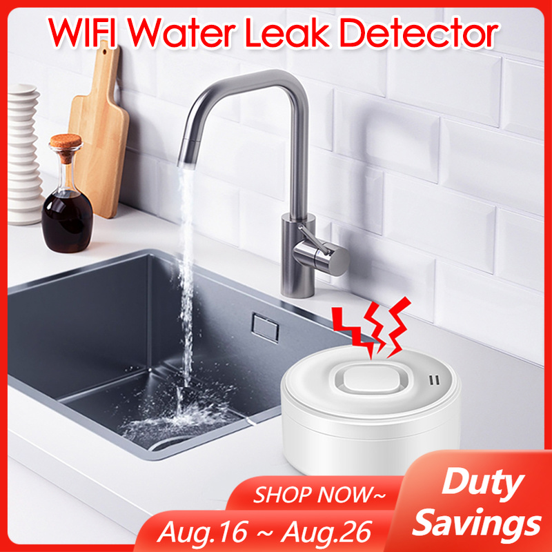 Smart WIFI Water Leak Detector - Water Alarm Sensor recension och pris