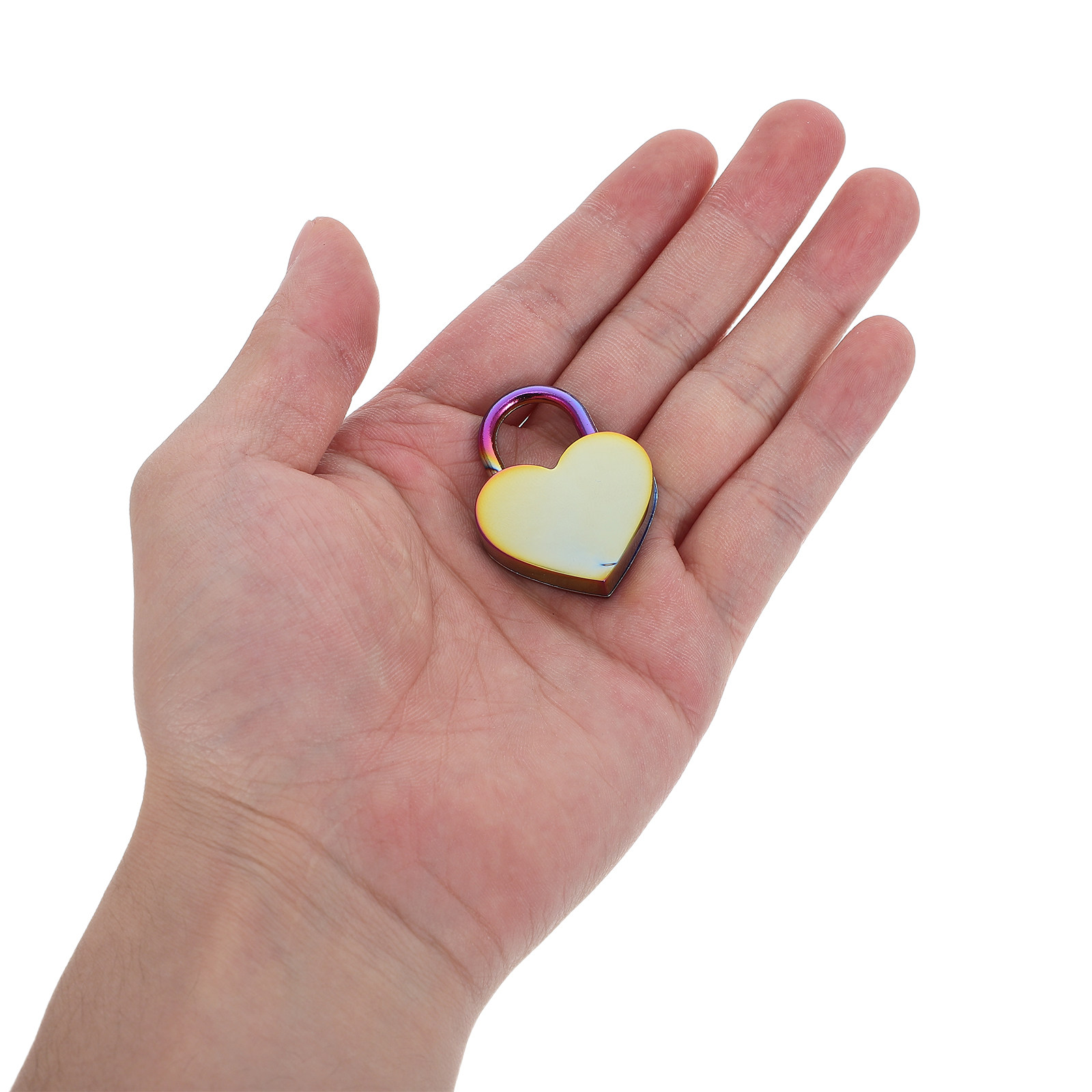 2Set Mini Heart Shaped Padlock - Lockbox Key Secure recension och pris