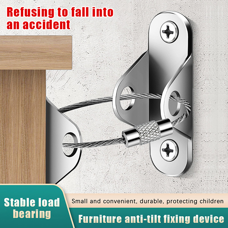 **1Set Furniture Anchors Anti  - Earthquake Anchor Strap recension och pris